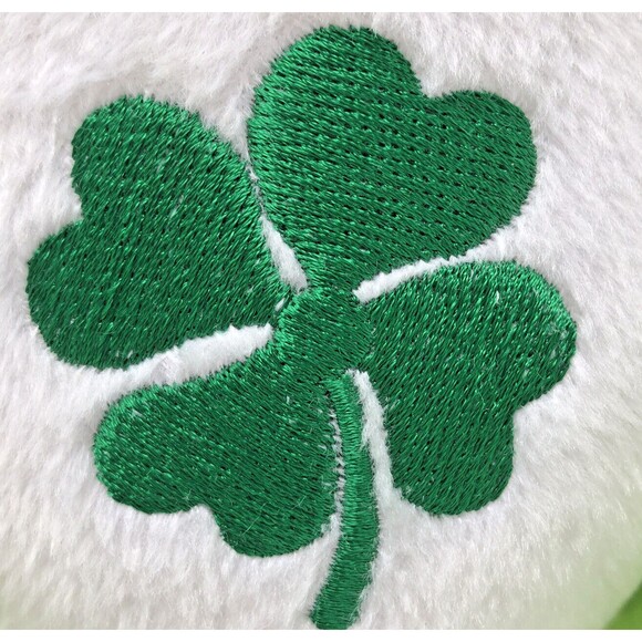 NANCO Care Bears Good Luck Bear 13" Vintage 2004 Green Irish Shamrock Plush - Picture 11 of 12